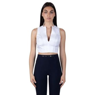 Elisabetta Franchi Donna, Top, Bianco, S, new