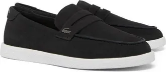 Lacoste Cochet Sneaker in Black/white at Nordstrom, Size 10.5