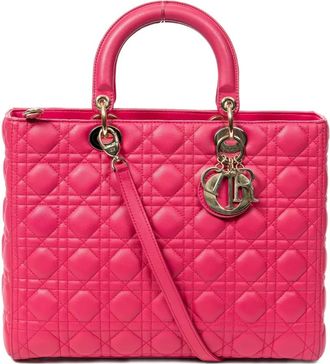 Dior Borsa tote in pelle - Rosa