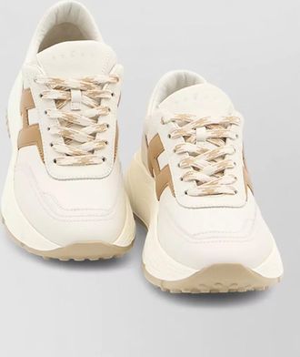 Hogan hi fi leather detail sneakers