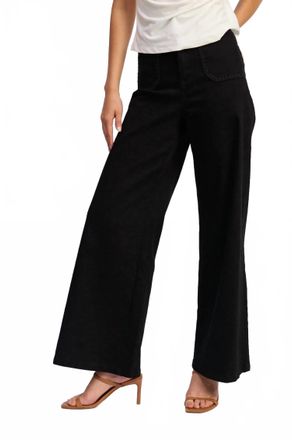 En Saison Brixton Embroidered Detail Pant In Black