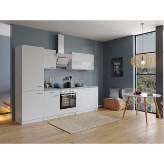 Respekta Cucina Blocco cucina Blocco cucina Cucina componibile Bianco Malia 270 cm Respekta