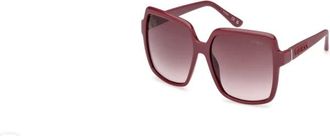 Guess Zonnebril vierkant - unisex - Accessoires - Bruin - Maat: 57 MM