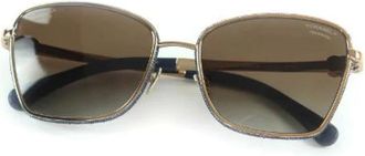Chanel Pre-owned Accessories, female, Yellow, Size: ONE SIZE Pre-owned Plastic Sunglasses
