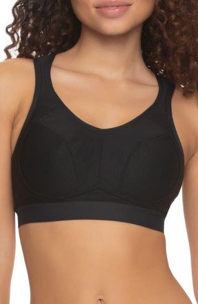 Felina Unity Cushioned Sports Bra in Black at Nordstrom, Size 40H