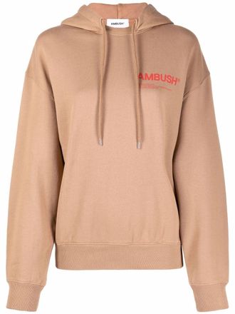 AMBUSH Hoodie met logoprint - Beige