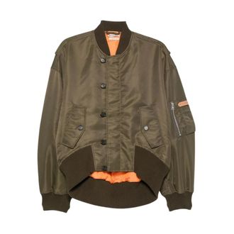 J.W.Anderson Utility Pocket Bomberjack - Dames - Jassen - Groen - Maat: M Katoen
