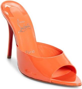 Christian Louboutin Miss Z Pointed Toe Sandal in Caruzo/Lin Caruzo at Nordstrom, Size 7.5Us
