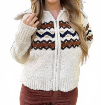 Thread & Supply Myra Sweater Jacket In Heather Oak