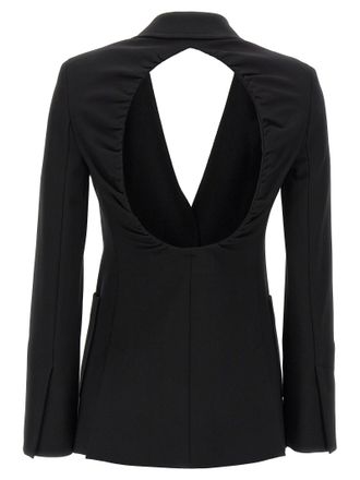 Max Mara Womens Black Viscose Blazer Clothing