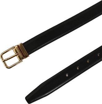 Dolce & Gabbana Leather Belt - Black