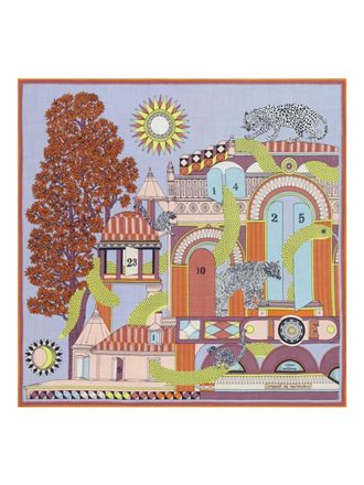 Inou&iuml; Editions Nicolas sjaal - Blauw