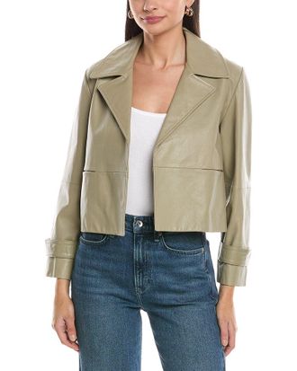 Marella Fiorina Leather Jacket