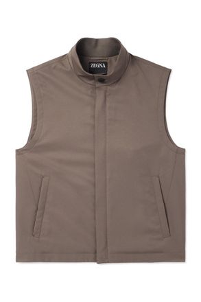 Ermenegildo Zegna Slim-Fit Shell Gilet