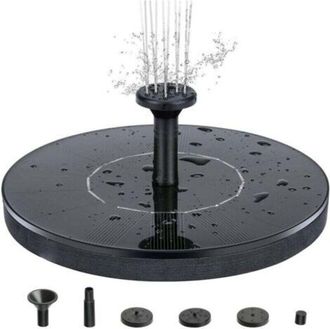 OEM Bomba Solar Para Fuentes, Kit De Bomba De Agua Solar Circle Garden, Bomba De Agua Con Panel Solar Para Estanques, Fuentes, Bebederos Para P&aacute;jaros, Dec