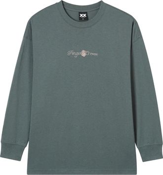 Fingercroxx Top a maniche lunghe - Grigio