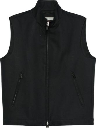 Canali Bodywarmer met zak en rits - Blauw