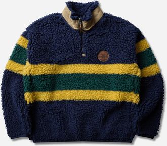 Polo Ralph Lauren Men s Striped Pile Fleece Pullover Cruise Navy / Multicolor