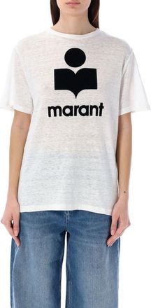 Isabel Marant White Linen Zewel T-shirt