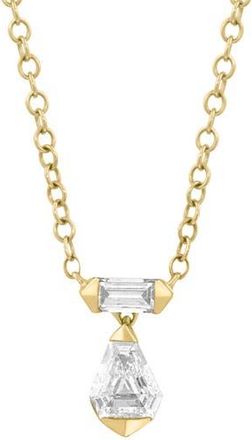 Effy Lab-Grown Diamond Pendant Necklace in Gold at Nordstrom Rack, Size 18