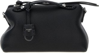 Fendi By The Way Selleria Medium Borse A Mano Nero-Donna