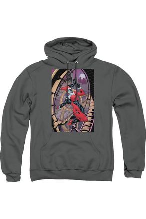Gildan Batman Harley First Adult Pull Over Hoodie / Hooded Sweatshirt