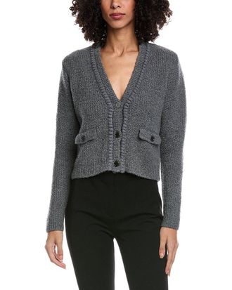 Frame Denim Frame Cropped Wool-Blend Cardigan