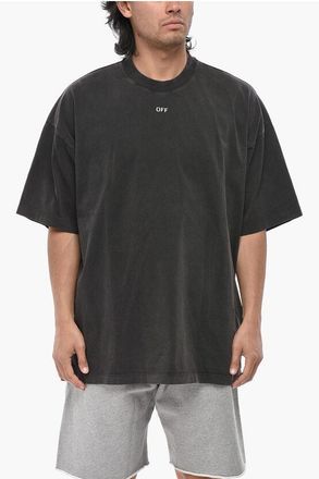 Off-white FOR EVER Crewneck T-Shirt S.MATTHEW With Print size L