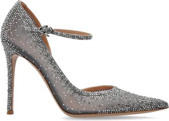 Gianvito Rossi Dames, Schoenen, Grijs, Maat: 38 EU Zijde