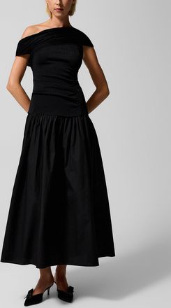 Self Portrait Womens Draped dual-material dress