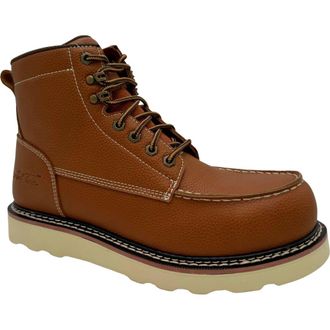 Adtec 6 Tumbled Comp Toe Moc Work Boot in Tumble Brown at Nordstrom, Size 10.5