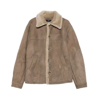 7 For All Mankind Chaqueta de piel - Jackets - Hombre - Beige - L