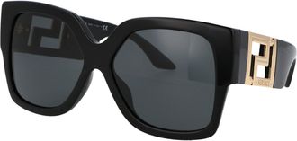 Versace 0VE4402 Black Acetate Sunglasses - Black