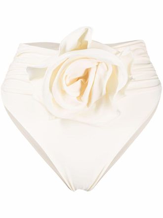 Magda Butrym Slip bikini a quadri - Toni neutri