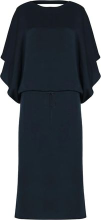 Gloria Coelho bat sleeve dress - Blue