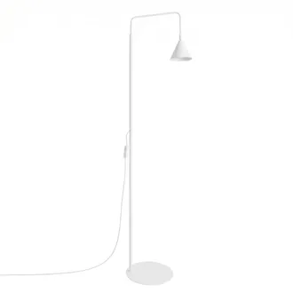 Sollux Lighting L&aacute;mpara de pie blanco acero alt. 165 cm