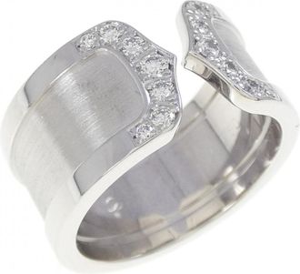 Cartier White Gold White Gold (18K) Band Ring (Pre-Owned)