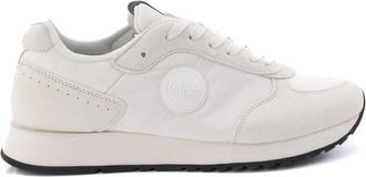 Colmar Witte Travis One Sneakers - Heren - Sneakers - Wit - 41 EU - Leer - Schoenen