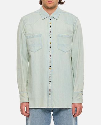 Golden Goose Sky Blue Denim Shirt