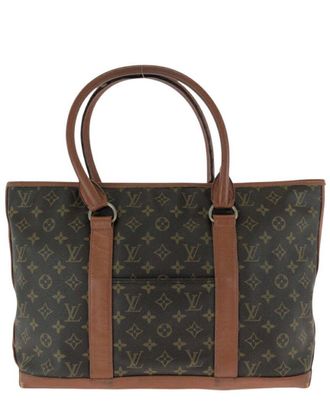 Louis Vuitton Brown Monogram Canvas Sac Weekend (Authentic Pre-Loved)