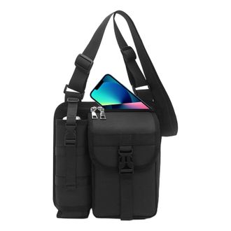 Generic Shoulder Bag, Chest Bag Business Travel - Waterproof Shoulder Strap Water Bottle Holder for Men Work Sports School Transport Gym Travel Business