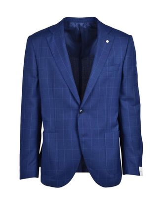 Lubiam Round Jacket - Blue