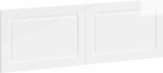 vidaXL Cabecero Montada En La Pared Utrecht Blanco Brillante Vidaxl
