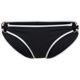Seafolly Beach Bound Ring Side Hipster Pant Bikini-Bottom f&uuml;r Damen | schwarz