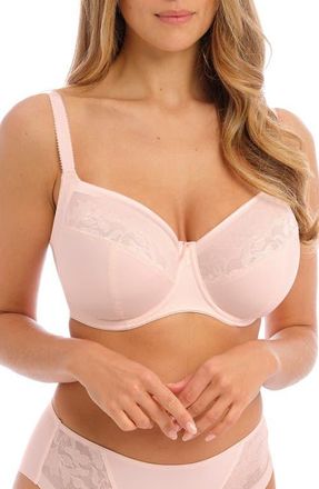 Fantasie Illusion Underwire Side Support Bra in Blush at Nordstrom, Size 38Hh
