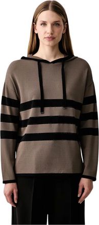 Joseph Ribkoff Dames, Sweatshirts & Hoodies, Bruin, Maat: XL Viscose