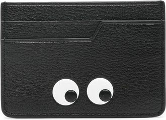 Anya Hindmarch Eyes Kaarthouder - Dames - Portefeuilles - Zwart - ONE Size - Leer - Accessoires