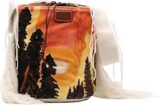 Chlo&eacute; Pre-owned Chloe Printed Knit Jorge Bucket Bag Ladies EJ0ISIPG6RTUXBGR