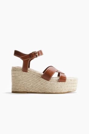 H&M Espadrilles mit Keilabsatz - Braun