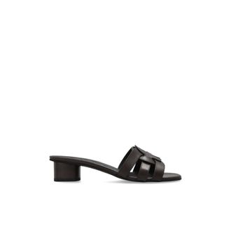 Furla High Heel Sandals, female, Brown, Size: 10 US Cilindro Heeled Mules